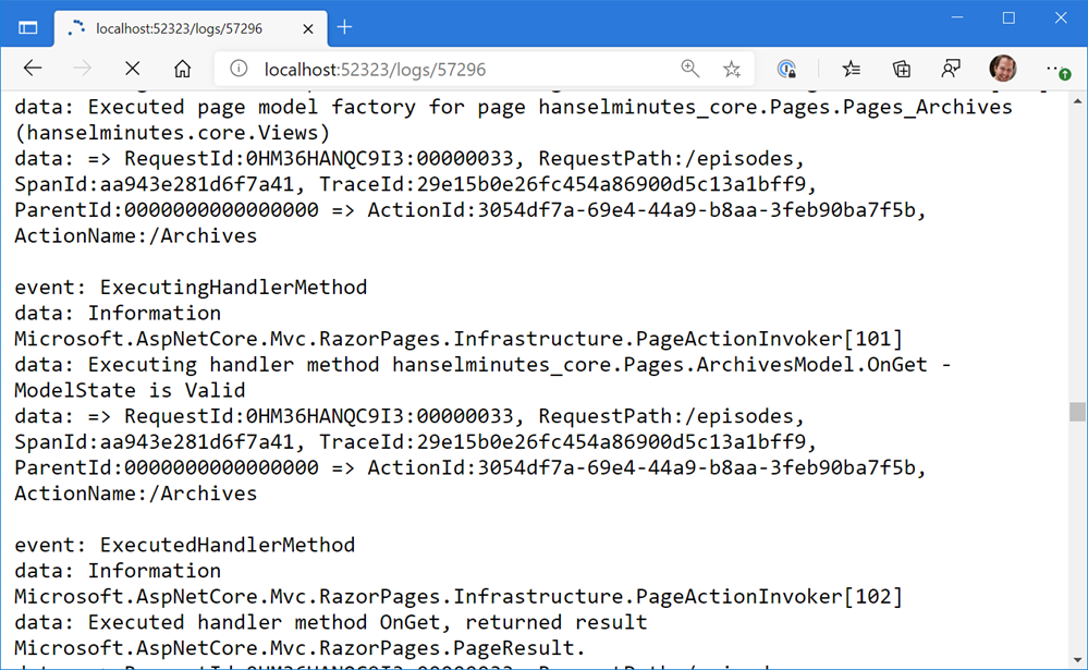 text/eventstream in your browser text/eventstream in your browser