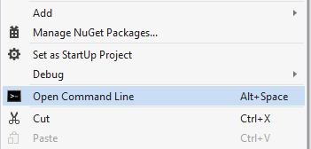 Open Command Line Open Command Line