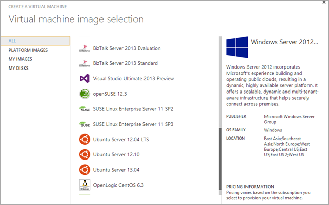 A list of a bunch of Linux images A list of a bunch of Linux images