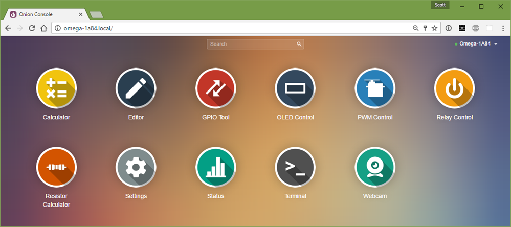 Onion Omega has a very polished Web UI