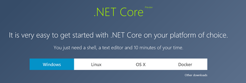 .NET Core at http://dot.net