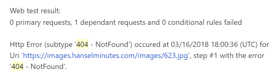 1 dependant request failed 1 dependant request failed
