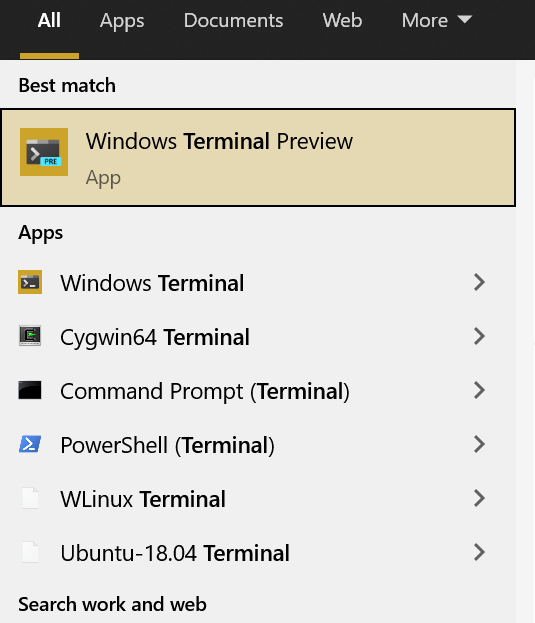 Windows Terminal for All Windows Terminal for All