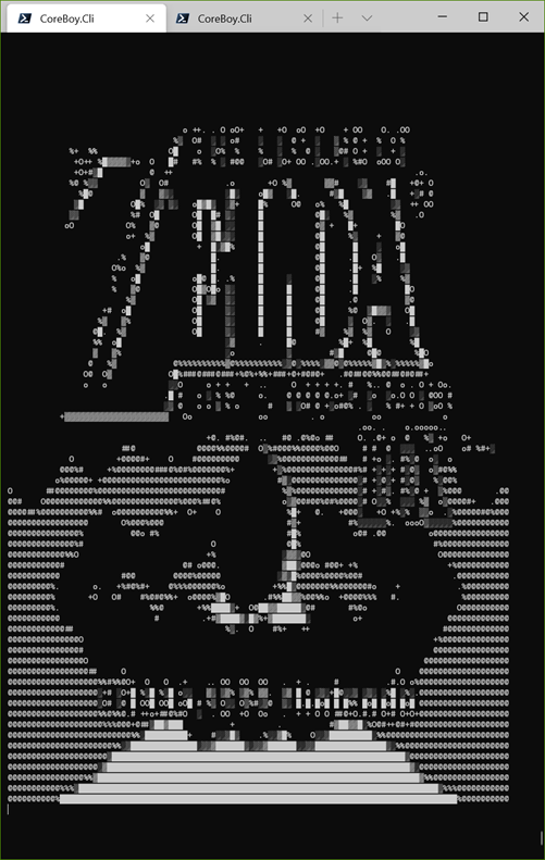 Zelda in a GameBoy Emulator as ASCII Art Zelda in a GameBoy Emulator as ASCII Art