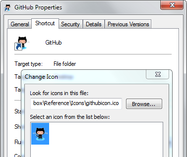 Checking a folder's icon