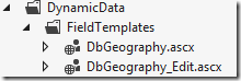 Dynamic Data Field Templates called DbGeography.ascx