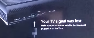 Your TV signal was lost