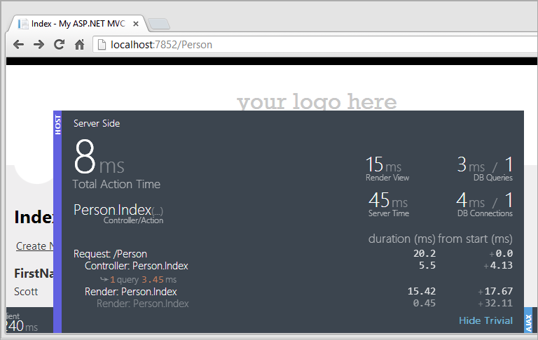 The Glimpse HUD expanded The Glimpse HUD expanded