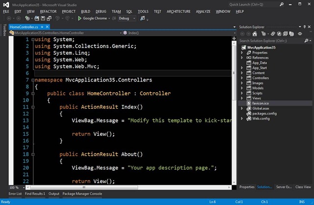 My Visual Studio Dark Theme