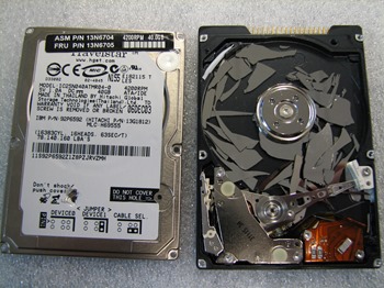 Hard drive failure. Seriously. - Used under CC. Photo by Jon Ross