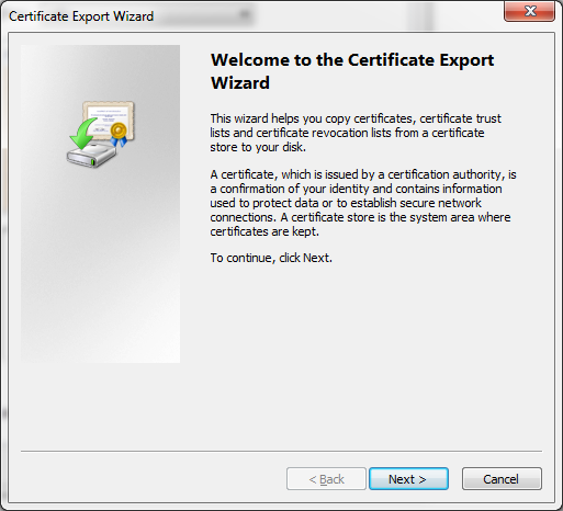04 - Certificate Export 04 - Certificate Export