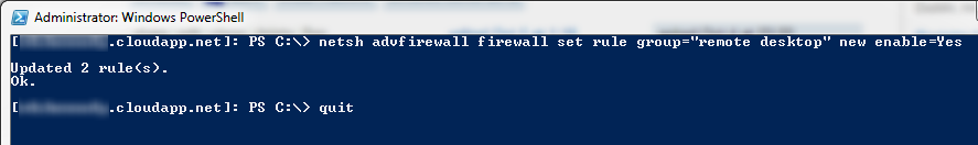 10 - Remote PowerShell Session Firewall Rule Update