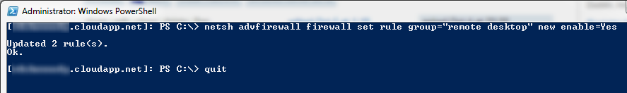 10 - Remote PowerShell Session Firewall Rule Update 10 - Remote PowerShell Session Firewall Rule Update