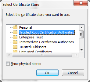 cert install cert install