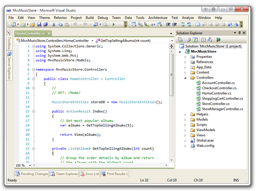 MvcMusicStore - Microsoft Visual Studio (4)