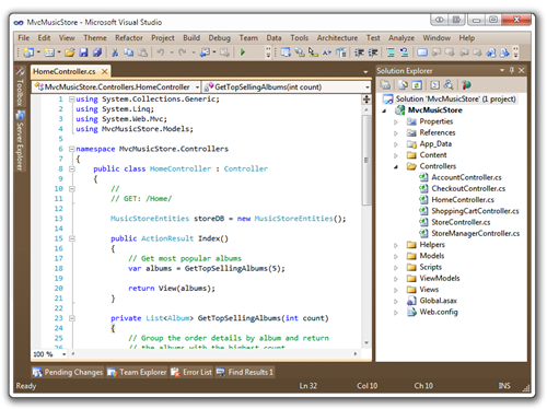 MvcMusicStore - Microsoft Visual Studio (6)