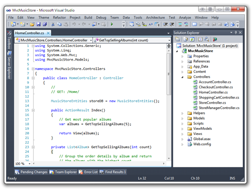 MvcMusicStore - Microsoft Visual Studio (8)