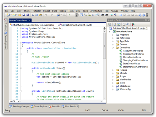 MvcMusicStore - Microsoft Visual Studio (9)