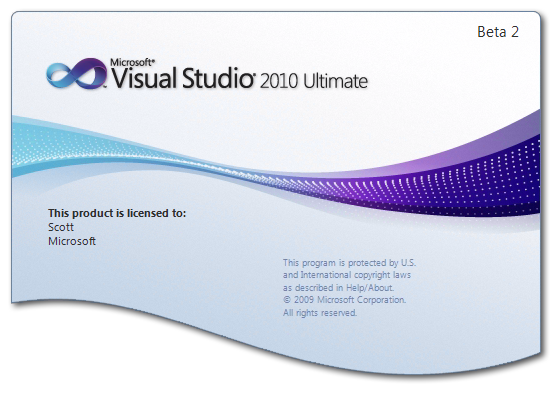 Microsoft Visual Studio 2010 Beta 2