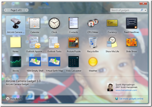 Desktop Calendar Gadget For Windows Vista