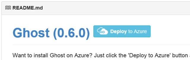 The Deploy to Azure Button The Deploy to Azure Button