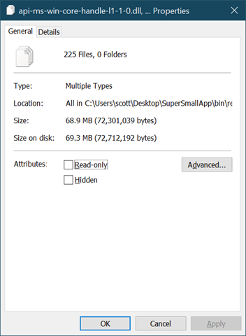 225 files, 69 megs 225 files, 69 megs
