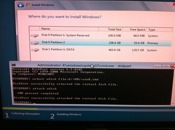 Guide To Installing And Booting Windows 8 Developer Preview Off A