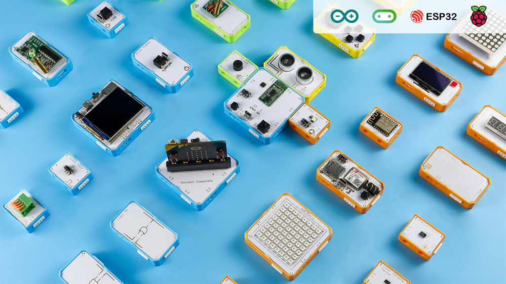 Crowbits are Electronic Programmable LEGO Compatible Blocks for STEM Education