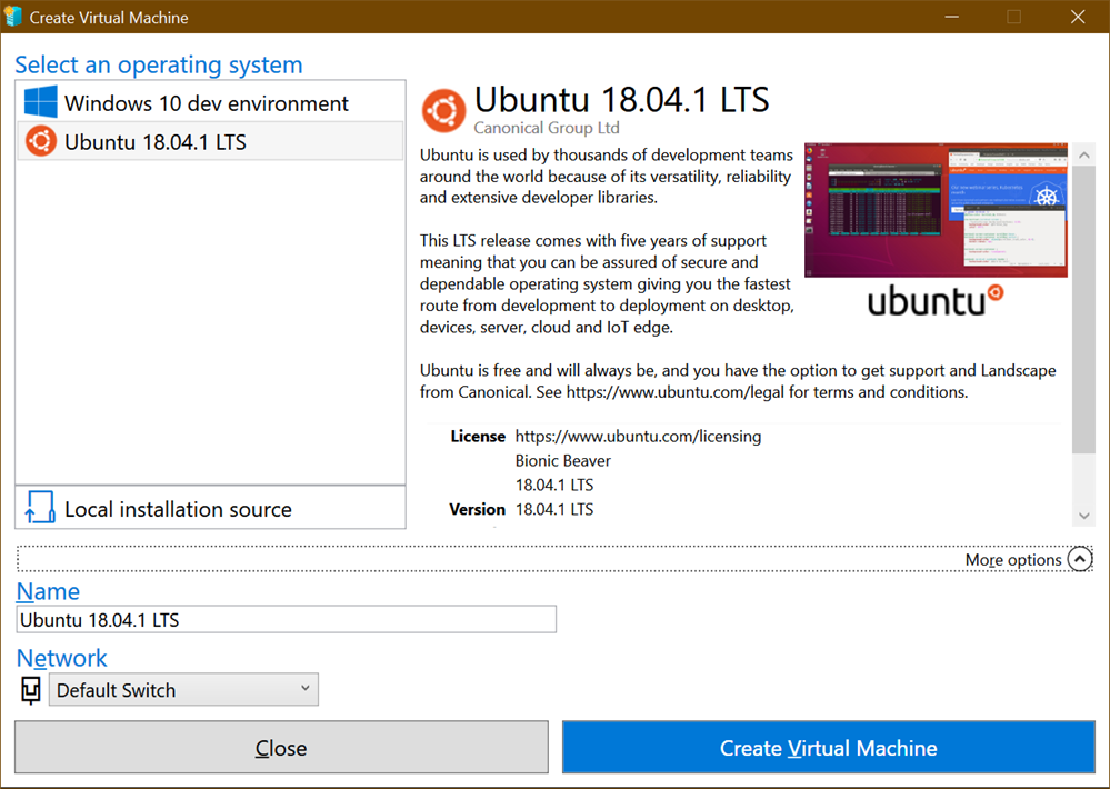 Using Enhanced Mode Ubuntu 18 04 For Hyper V On Windows 10 Scott