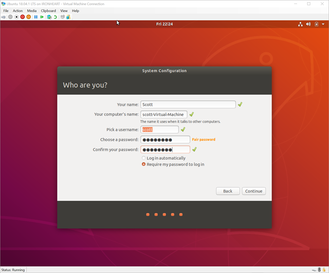 Авторизация ubuntu