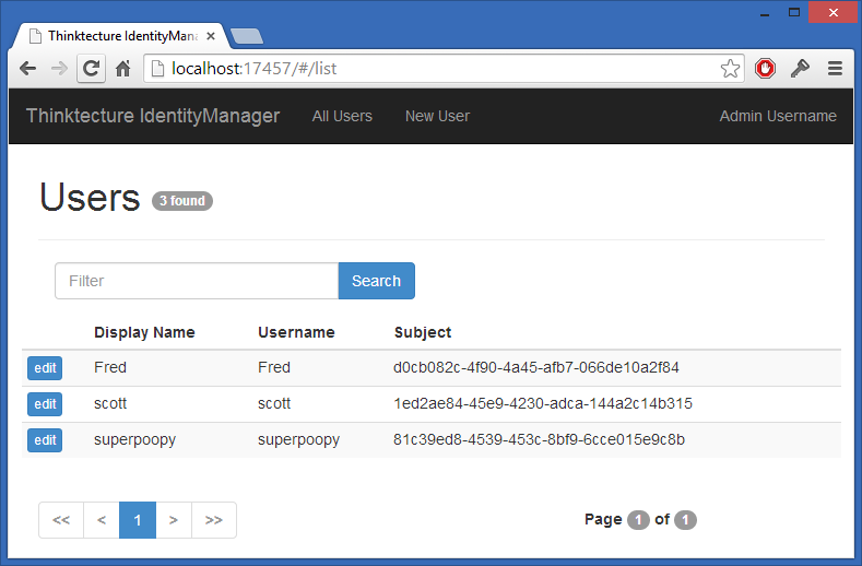 Identity Manager Identity Manager