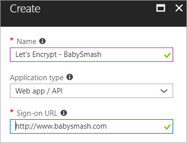 Creating a new App Registration Creating a new App Registration