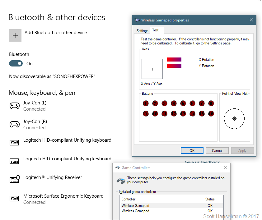 Hey a JoyCon is a JoyStick to Windows!