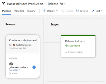 Making a cleaner and more intentional azure-pipelines.yml for an ASP.NET Core Web App