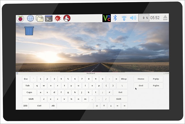Matchbox Touchscreen Keyboard
