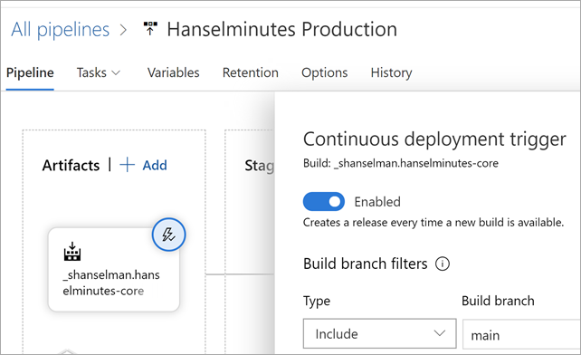 Continuous Deployment Trigger