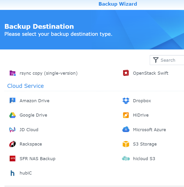 Backup to Azure from a Synology Backup to Azure from a Synology