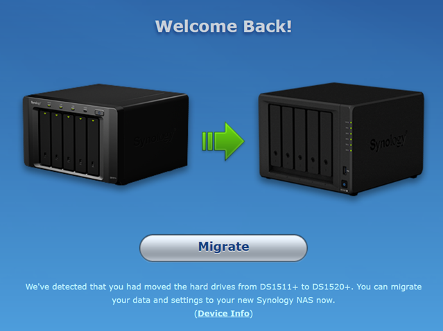Migrate your Synology Migrate your Synology