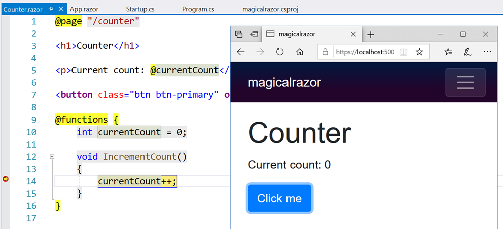 Debugging Razor Components on the Server Side Debugging Razor Components on the Server Side