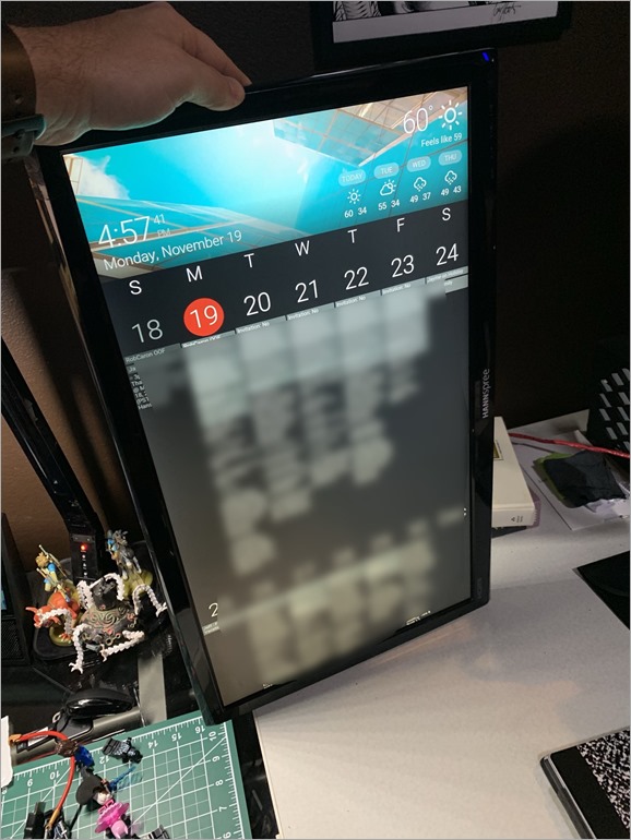 How to build a Wall Mounted Family Calendar and Dashboard with a