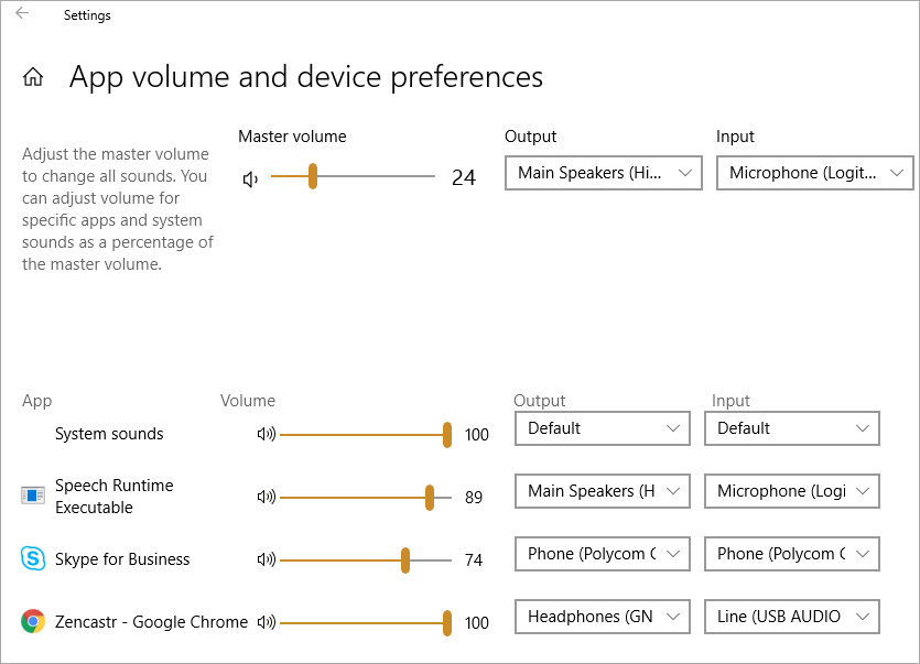 Automatically change your Audio Input, Output and Volume per ...