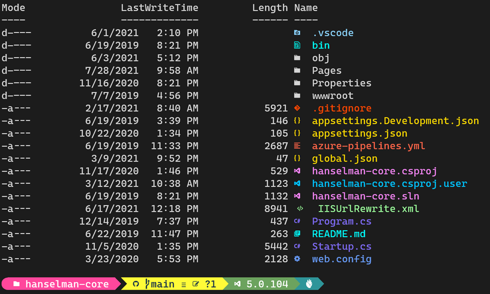 Cool Icons and color in DIR Cool Icons and color in DIR
