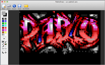 Amazing Cross Platform ANSI art editor