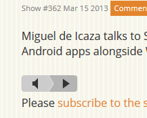 Flash audio player in Firefox Flash audio player in Firefox