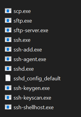 OpenSSH utilties OpenSSH utilties