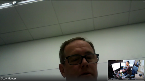 Half my boss's head Half my boss's head