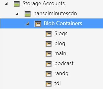 Azure Storage Accounts for my blog Azure Storage Accounts for my blog