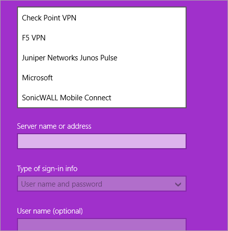 Adding VPN Adding VPN