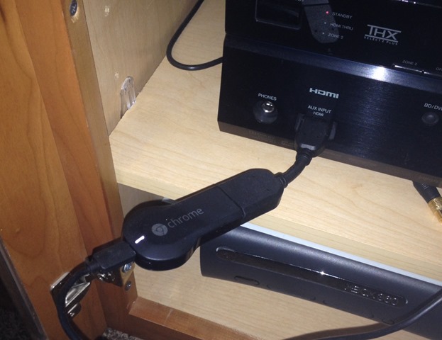 The Chromecast in my Receiever The Chromecast in my Receiever