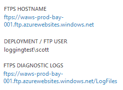 The locations of my logging files The locations of my logging files
